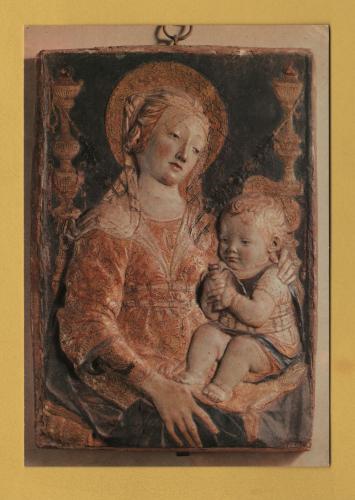 `Florence - Horne Foundation Museum `Madonna of the Candelabra by Antonio Rossellino`` - Postally Unused - Nova LVX Postcard.